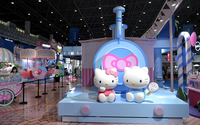 直击消博会网红打卡点 三亚Hello Kitty度假区亮点纷呈