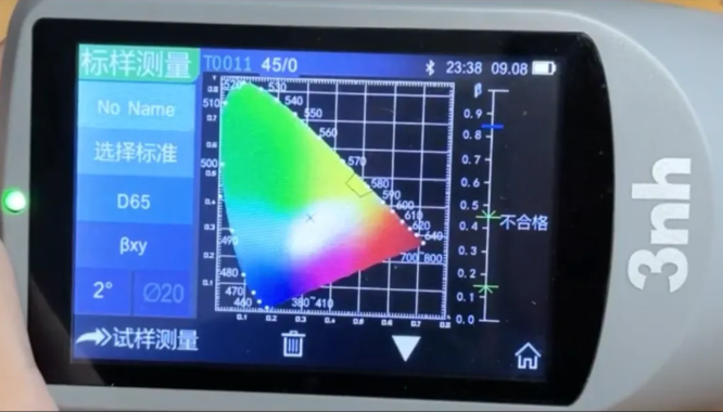 交通路标颜色测量